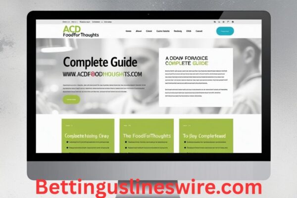 www acdfoodforthoughts com: A Complete Guide www acdfoodforthoughts com